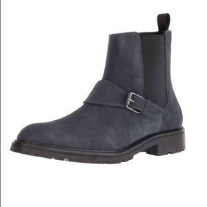 Calvin Klein Suede Moto Boot